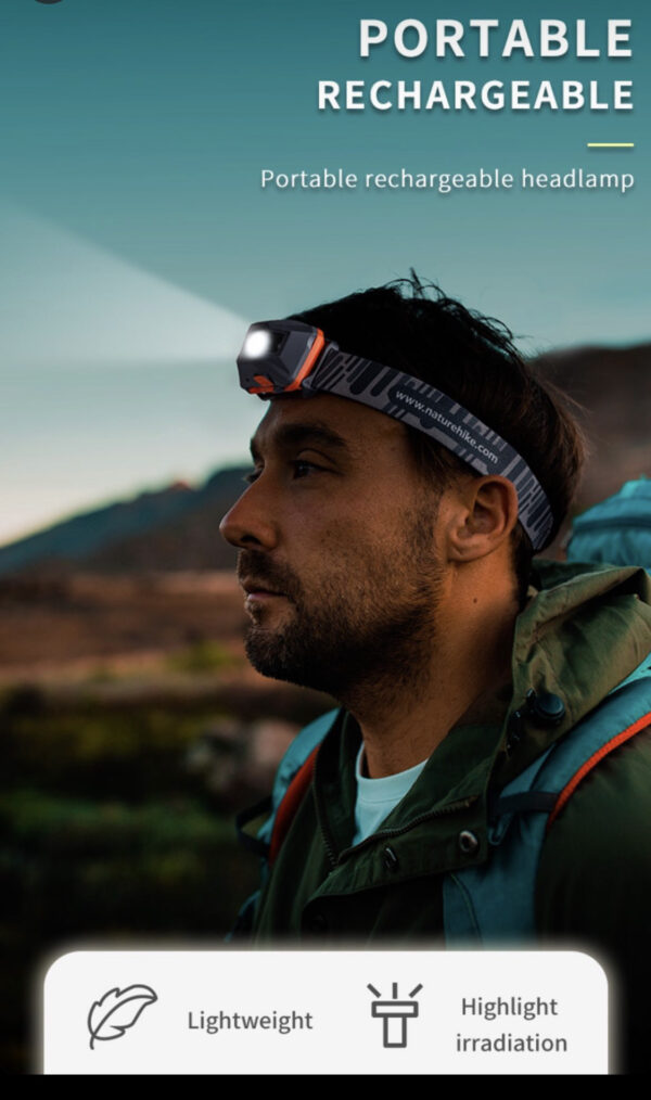 هدلامپ نیچرهایک مدل Lightweight Rechargeable - Image 4