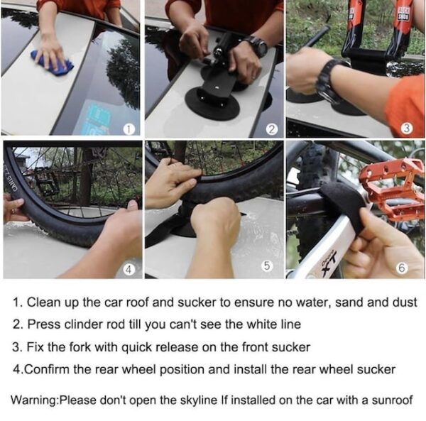 باربند دوچرخه سقفی راکبراس - Image 6