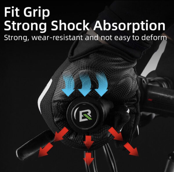 دستکش دوچرخه سواری تمام انگشت راکبراس - Image 6