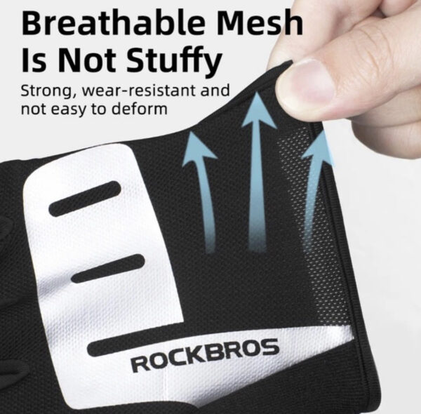 دستکش دوچرخه سواری تمام انگشت راکبراس - Image 3