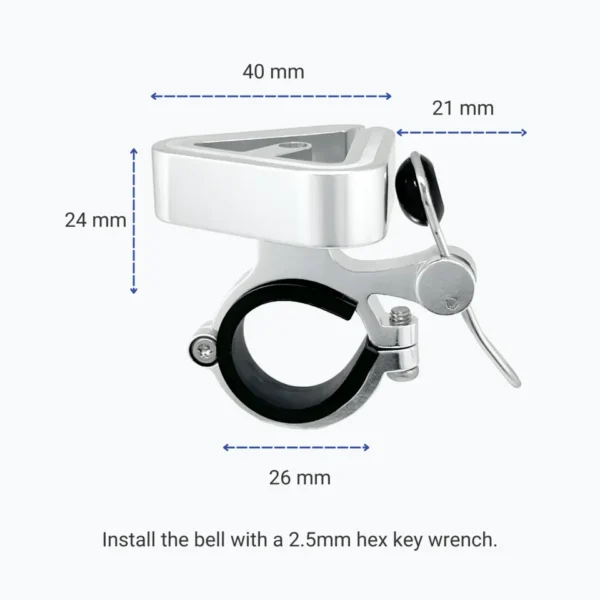 مشخصات زنگ دوچرخه مثلثی