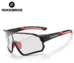 عینک فتوکرومیک راکبراس فریم مشکی قرمز ROCKBROS