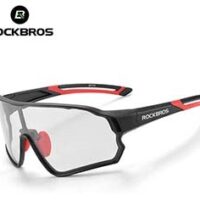عینک فتوکرومیک راکبراس فریم مشکی قرمز ROCKBROS